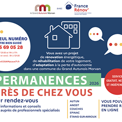 Permanences et conseils pour vos projets de rénovation