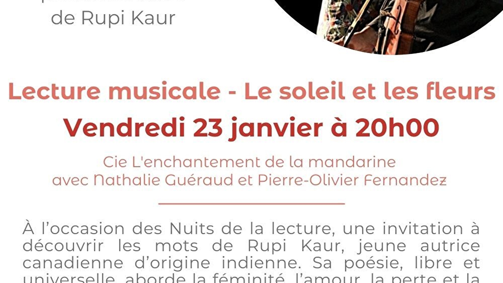 Lecture musicale - Le soleil et les fleurs