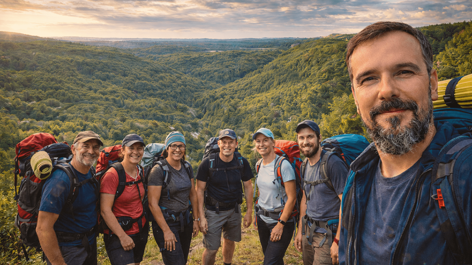 Week-End Randonnée & Bivouac Accompagnée en Groupe en Morvan