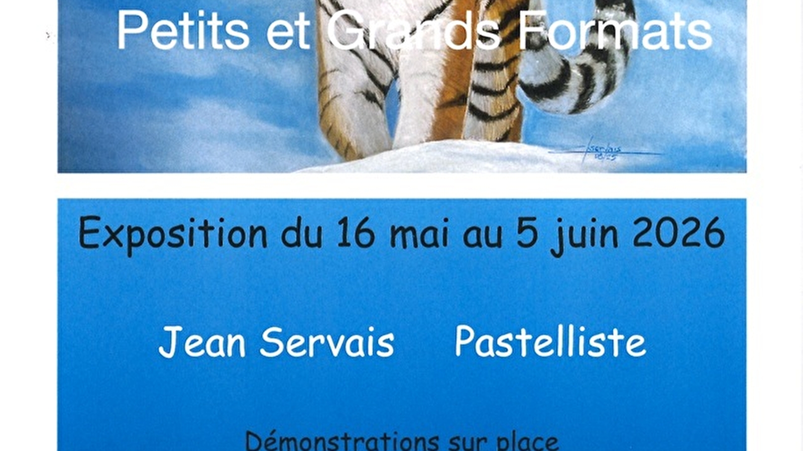Exposition 'Petits et grands formats' par Jean Servais