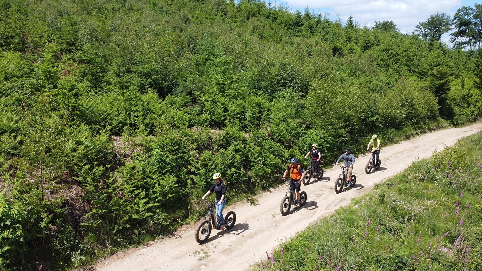 Trottinette tout terrain électrique Lac des Settons Morvan - ACTIVITAL