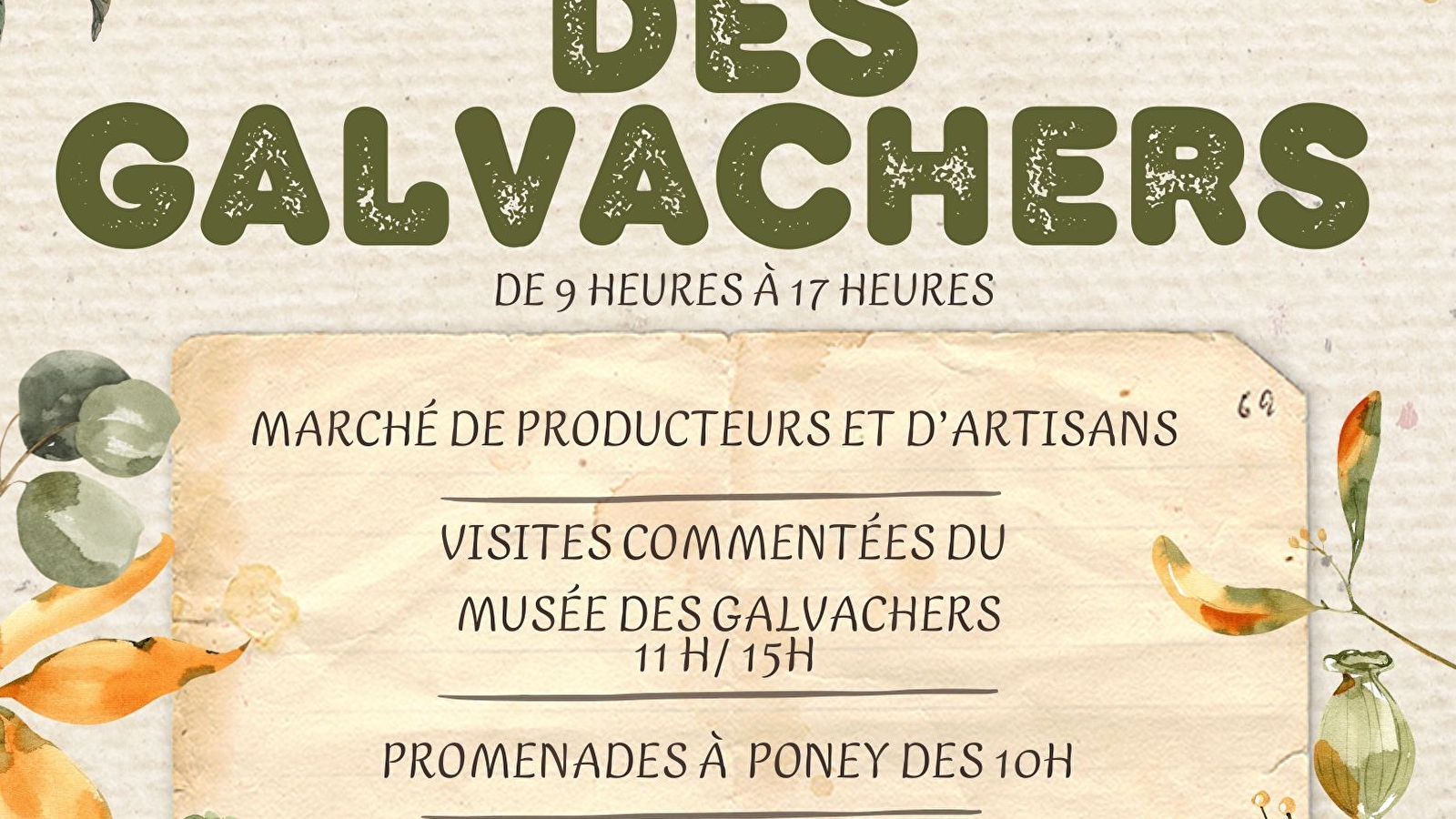 Foire des Galvachers