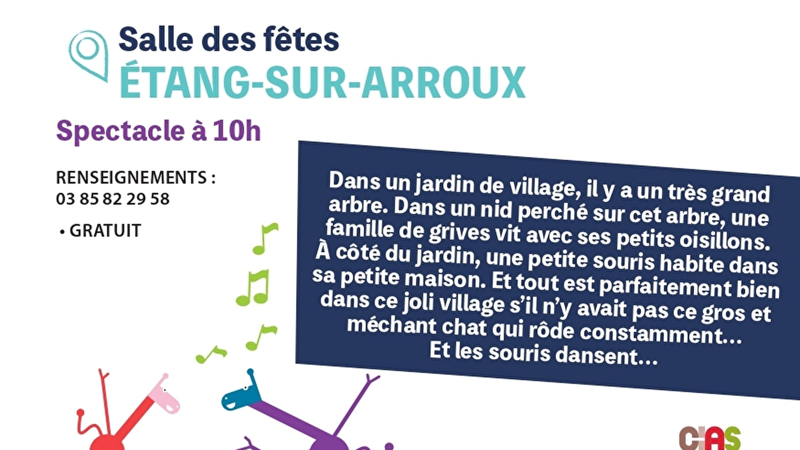 Conte musical 'Les souris dansent'