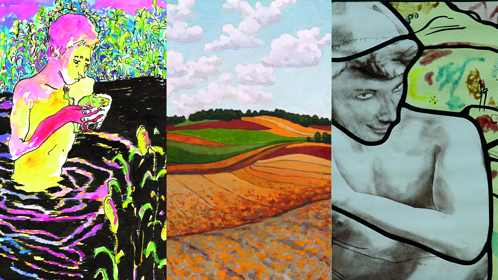 Exposition de peintures, dessins et vitraux