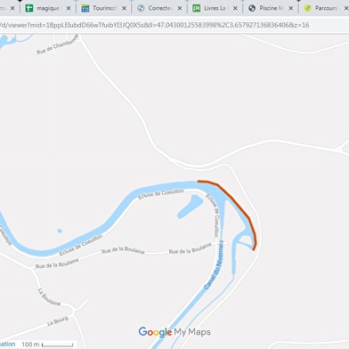 Parcours de pêche de la carpe de nuit