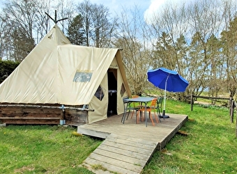 Location hébergements Tipis n°3 de 4 personnes Lac des Settons Morvan - Activital - MONTSAUCHE-LES-SETTONS