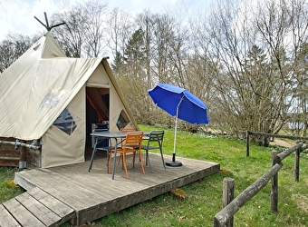 Location hébergements Tipis n°5 de 4 personnes Lac des Settons Morvan - Activital - MONTSAUCHE-LES-SETTONS