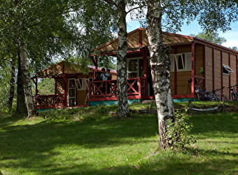 Chalets du Camping Carpodrome l'Etang de la Fougeraie - SAINT-LEGER-DE-FOUGERET