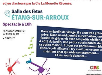 Conte musical 'Les souris dansent' - ETANG-SUR-ARROUX