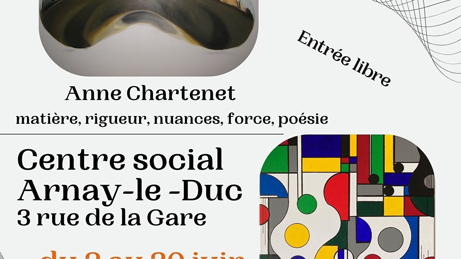 Exposition 'entre figuratif et abstrait'