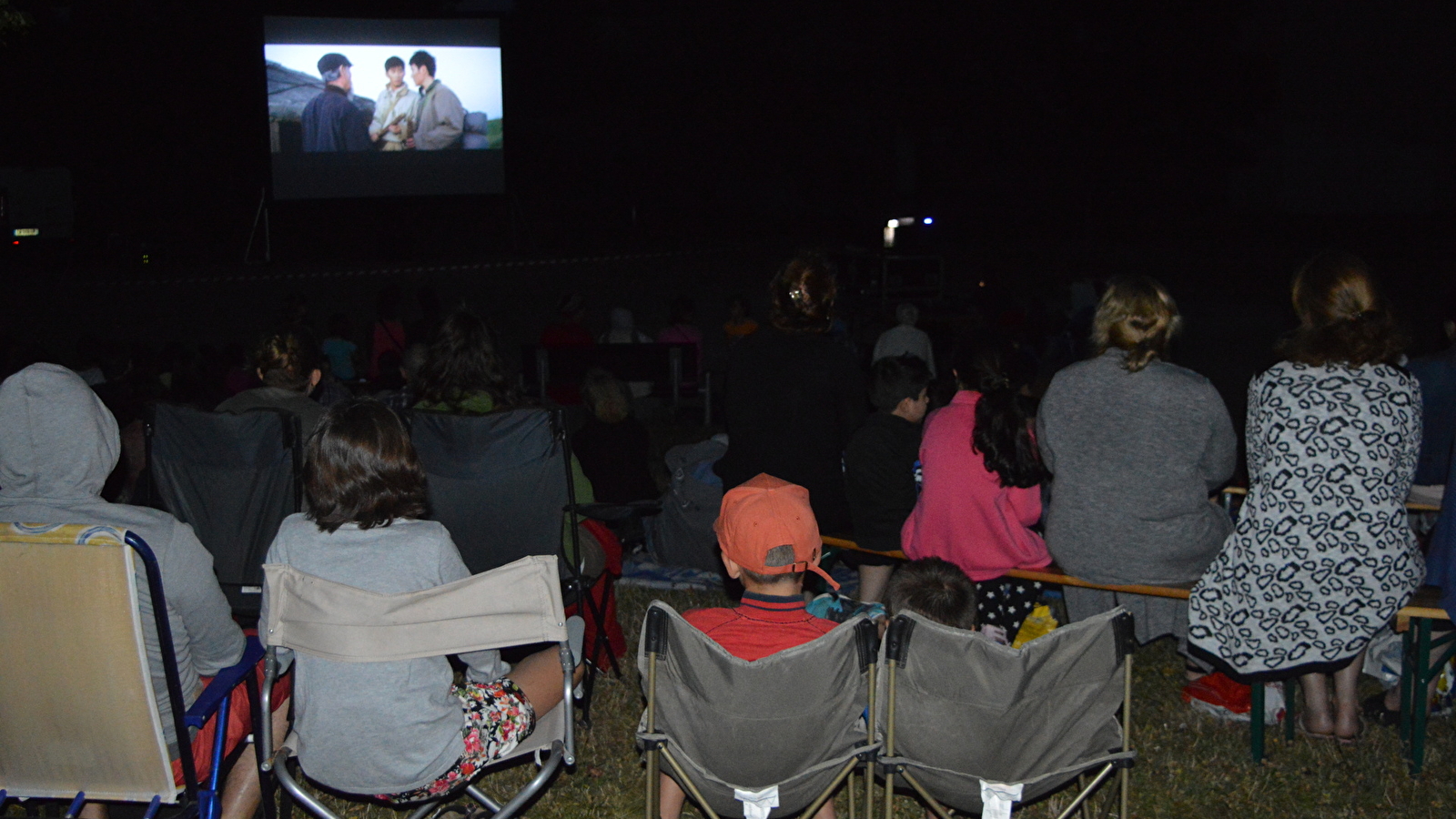 Cinéma plein-air dans le cadre de 'Hissez les Toiles'