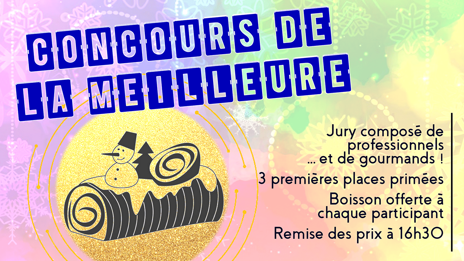 Concours de la Meilleure Bûche de Noël