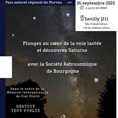 Observation au télescope 'Plongez au cœur de la voie lactée et découvrez Saturne '
