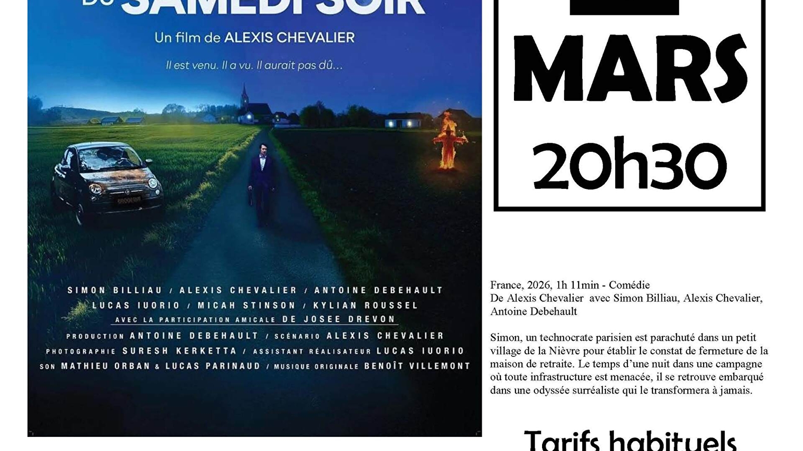 AVP 'LA NIÈVRE DU SAMEDI SOIR'