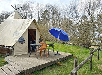 Location hébergements Tipis n°1 de 4 personnes Lac des Settons Morvan - Activital - MONTSAUCHE-LES-SETTONS