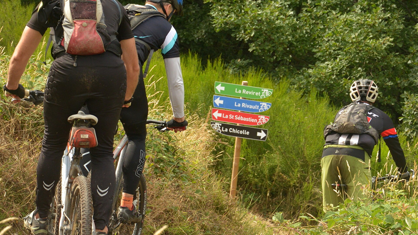 Site de piste de descente VTT