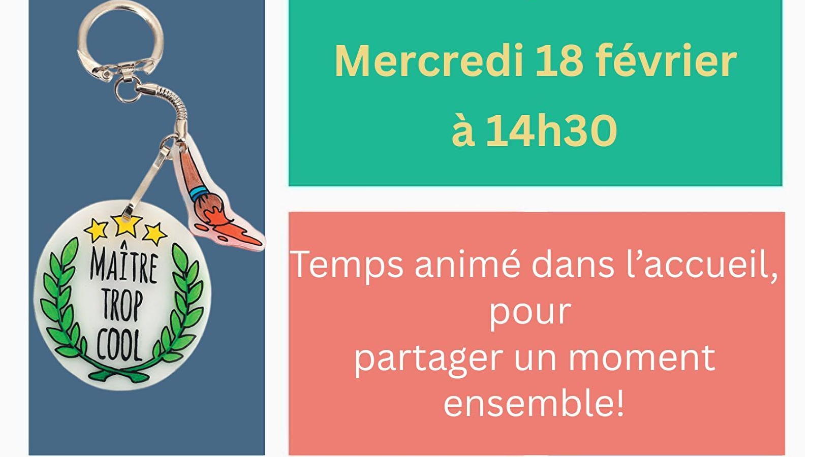 Pause café - Création Porte clé en plastique fou 