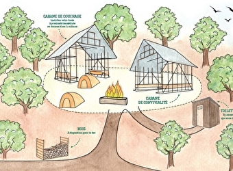 Aire d'éco Bivouac - SAINT-BRISSON