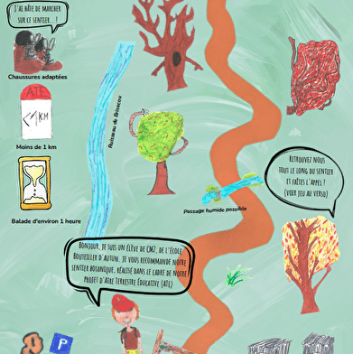 Sentier Lucienne Haese dite 'Lulu du Morvan'