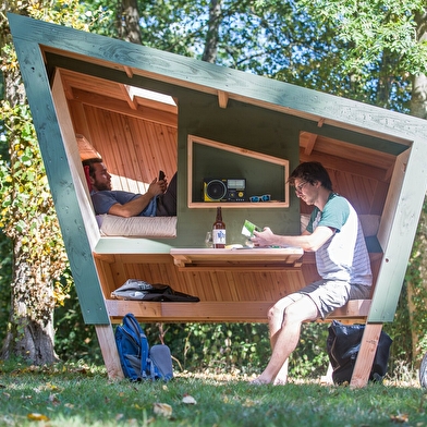 Location Cabane étape Verte au Lac des Settons Morvan - ACTIVITAL