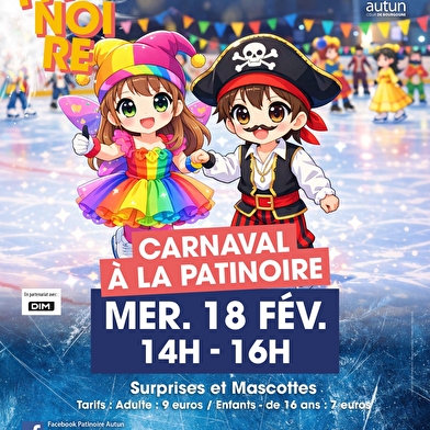 La patinoire éphémère d’Autun